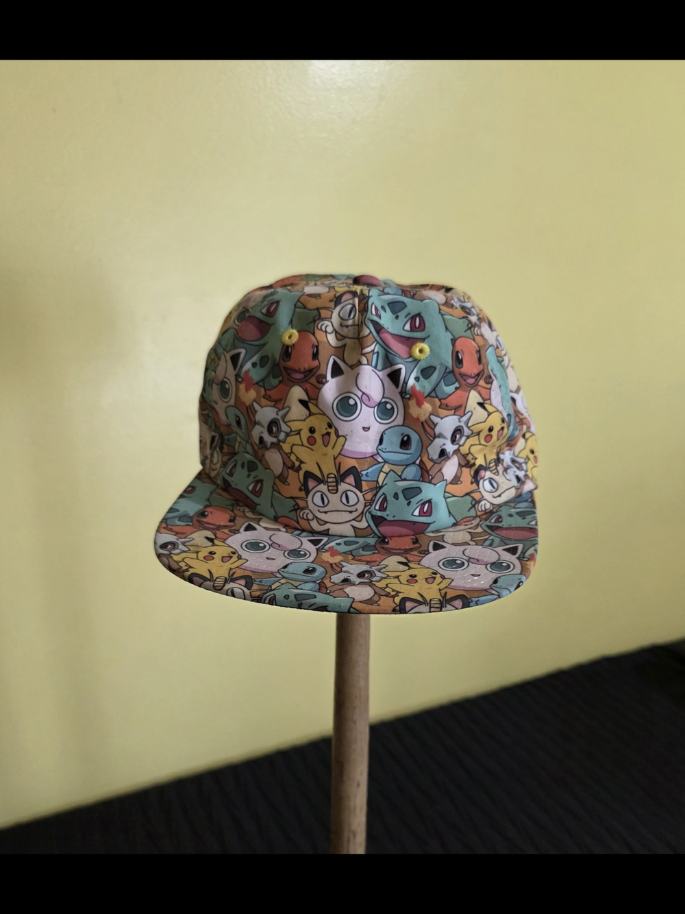 Pokemon Multicolor Character Print Kids Snapback Hat